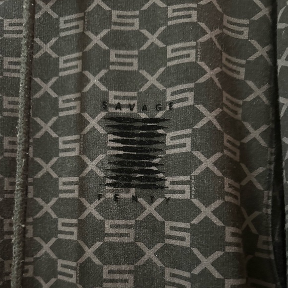 Savage X Fenty Women’s Hooded Lounge Onesie Size Large Zip Front Pockets - Picture 3 of 9